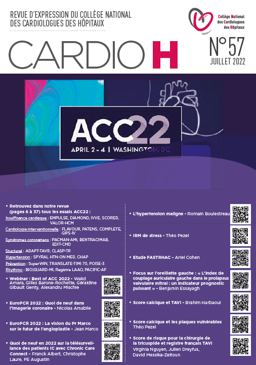 CARDIO H - N° 57, Juillet 2022