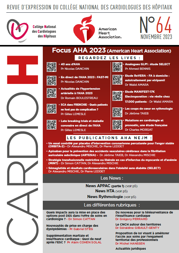 CARDIO H - N° 64, Novembre 2023