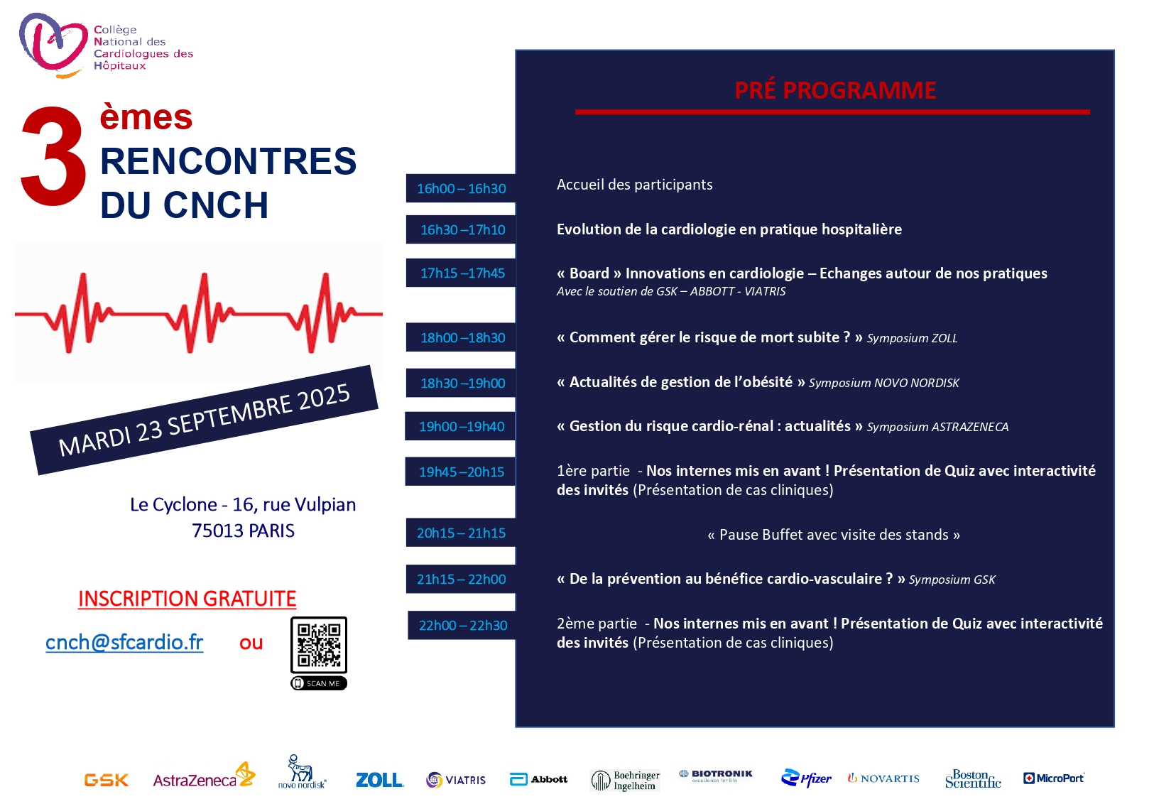 Pré Programme